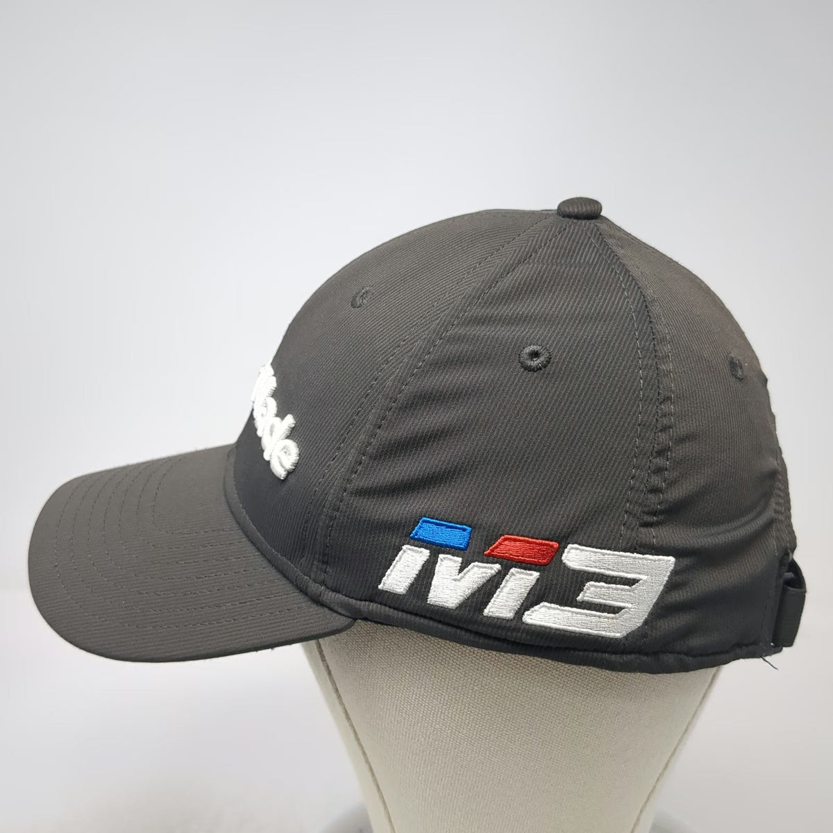TaylorMade Baseball Cap Gray One Size Golf M3 TP5 Performance Strapback Hat