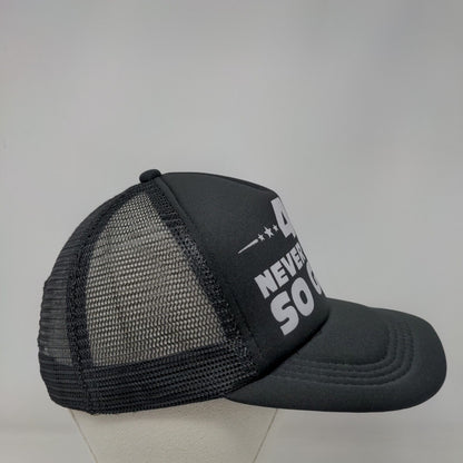 40 Never Looked So Good Snapback Trucker Hat Black One Size Adjustable