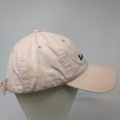 Aeropostale Baseball Cap Pink One Size Log Off Embroidered Cotton Slideback Hat