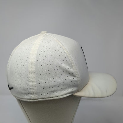 Nike Baseball Cap White L Tiger Woods TW Logo Dri-FIT Perforated Classic 99 Hat