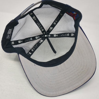 San Diego Padres MLB New Era Blue Trucker Hat L Mesh Snapback Ombre Gradient SD