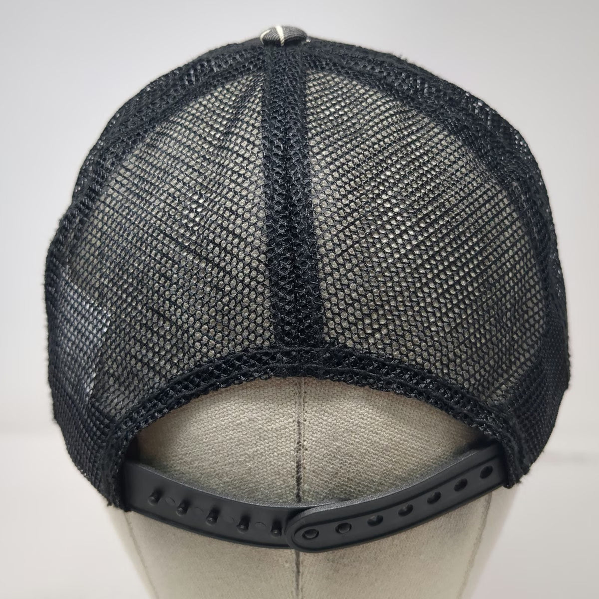 Billabong Trucker Hat Black One Size Snapback Mesh Tribal Geometric Pattern
