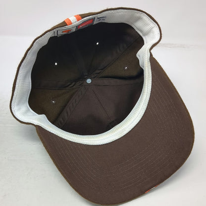 Cleveland Browns NFL Nike Cap Brown Orange White 7 1/4 Wool Fitted Sideline Hat