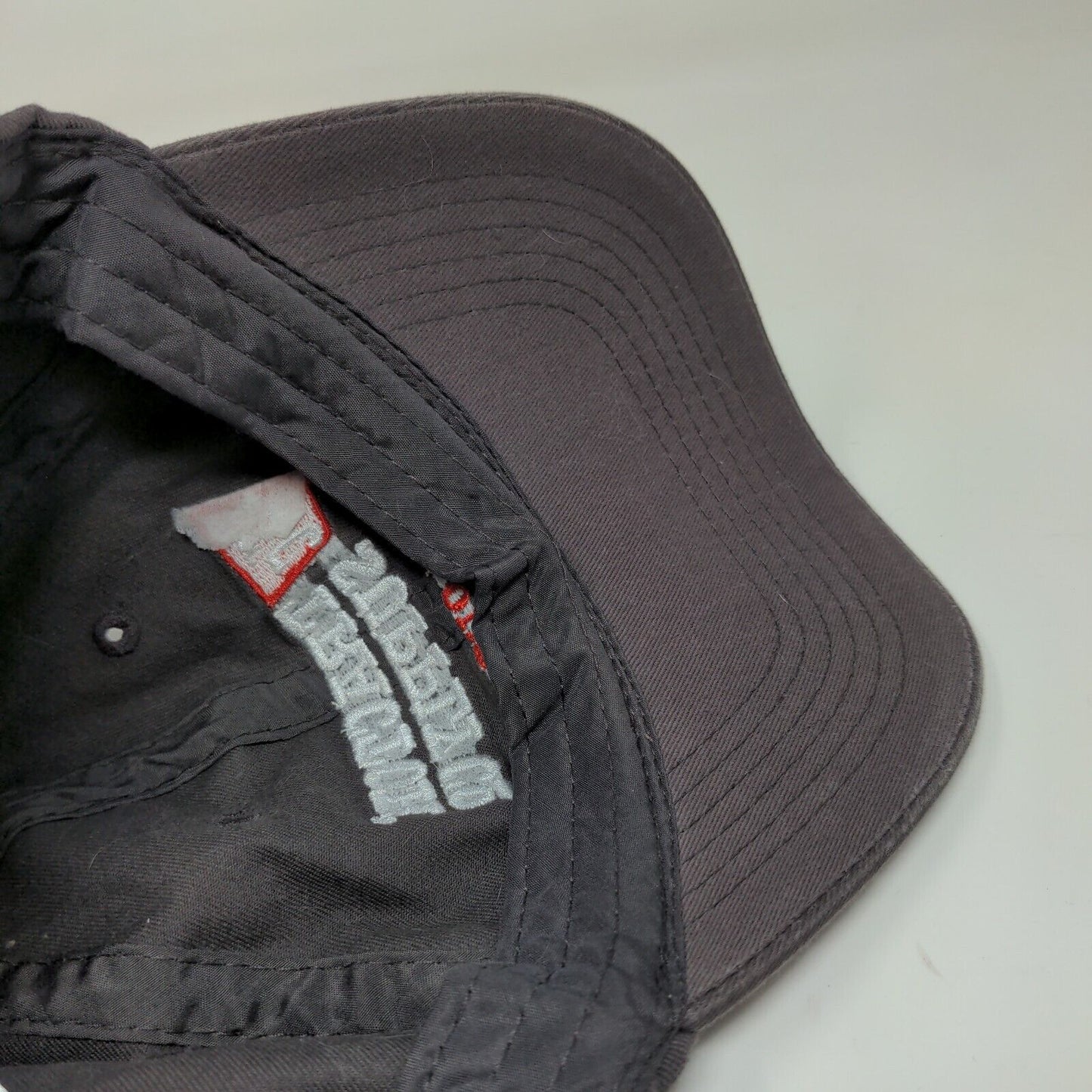 Tractor Supply Co Men's Slideback Hat Gray Adjustable Embroidered Logo Cotton