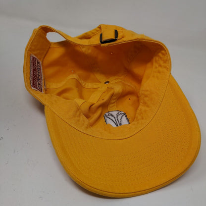 American Needle Men's Slideback Hat Yellow Adjustable Embroidered Blackwolf Run