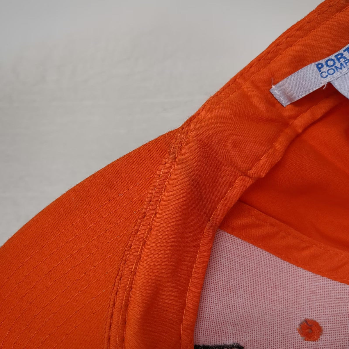 Port & Company Baseball Cap Orange One Size XXXVI OC Logo Hat Strapback Cotton