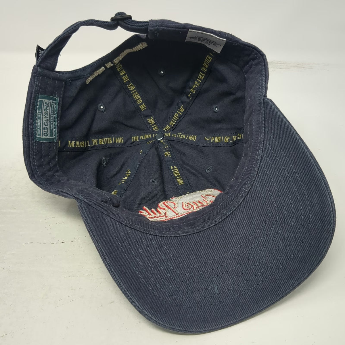 Old Guys Rule Baseball Cap Blue One Size Expert at Everything Adjustable Hat