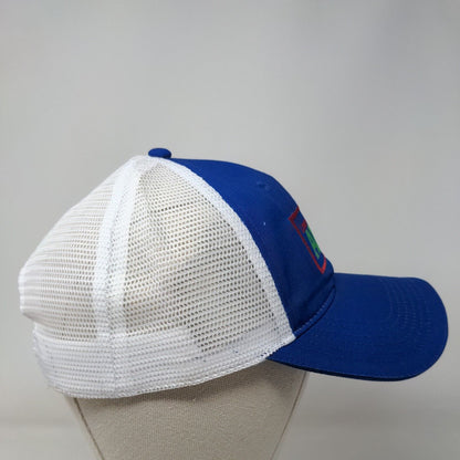 Lowe's AP4ME Snapback Mesh Back Trucker Hat Blue One Size Embroidered