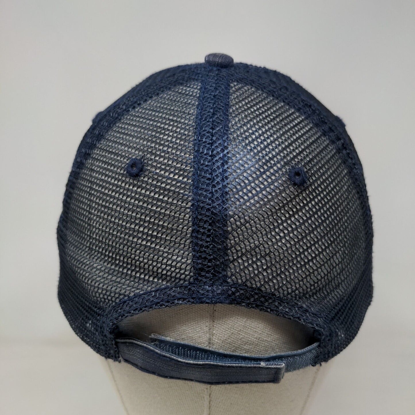 Soccer Y'all Strapback Mesh Back Trucker Hat Blue OSFA Embroidered HG