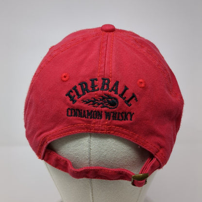 Fireball Cinnamon Whisky Slideback Hat Red One Size 6 Panel Cap America