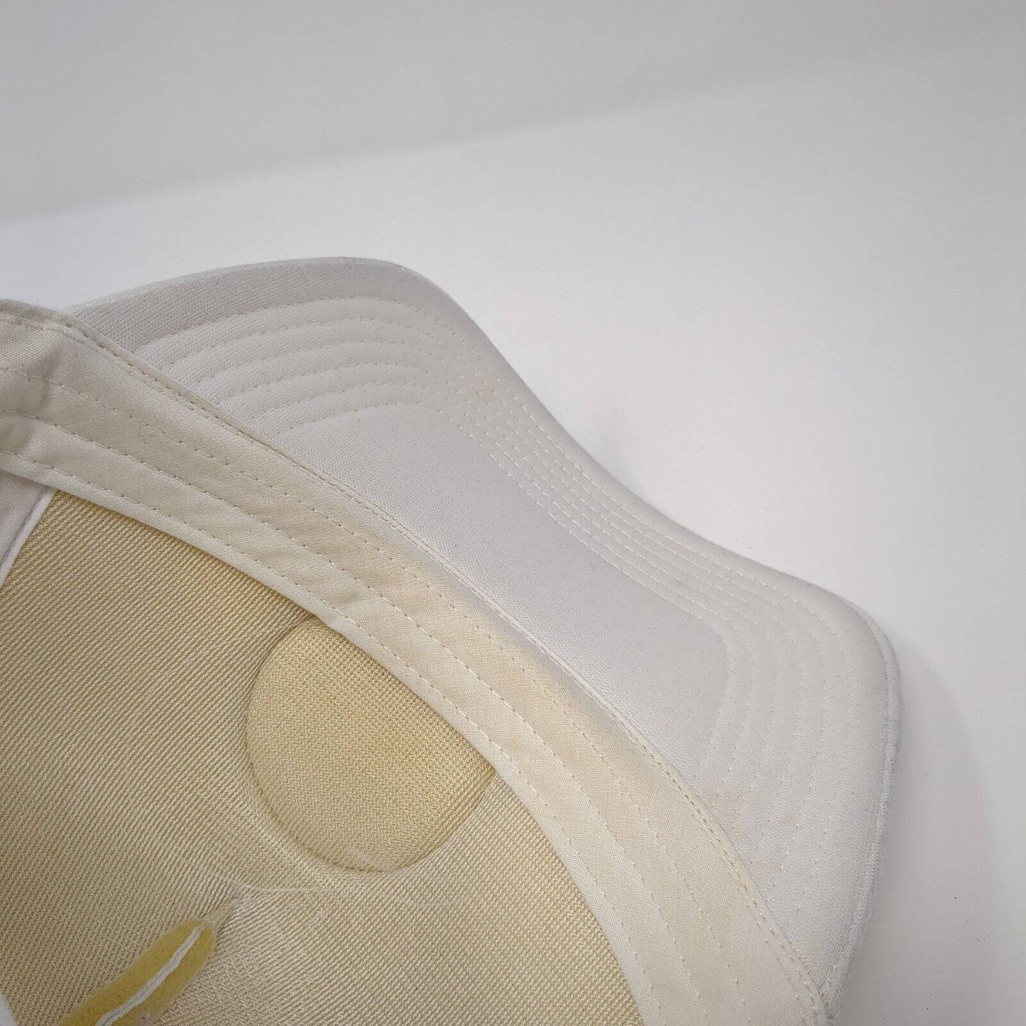 Smiley Face Snapback Trucker Hat White One Size Adjustable Mesh Back Polyester