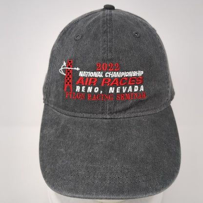 2022 Air Races Pylon Racing Seminar Strapback Hat Gray One Size Ouray