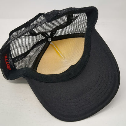 Otto Trucker Hat Black White One Size Shake & Bake Motorsports Mesh Snapback