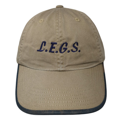 L.E.G.S. Baseball Cap Brown One Size Adjustable Embroidered Port & Company