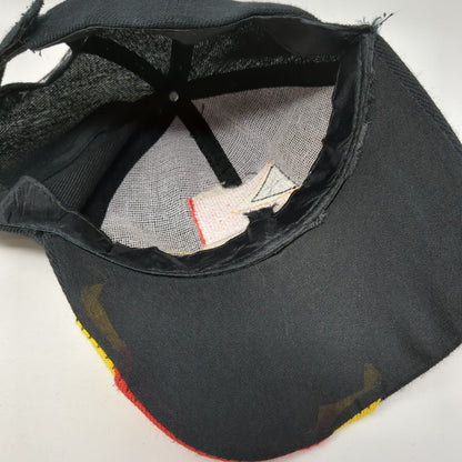 Timor Leste Strapback Hat Black OS Adjustable Embroidered Patriotic 6 Panel