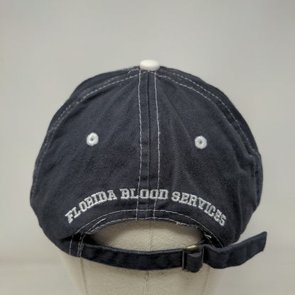 Blood Donor Lifesaver Slideback Hat Blue One Size Florida Blood Services