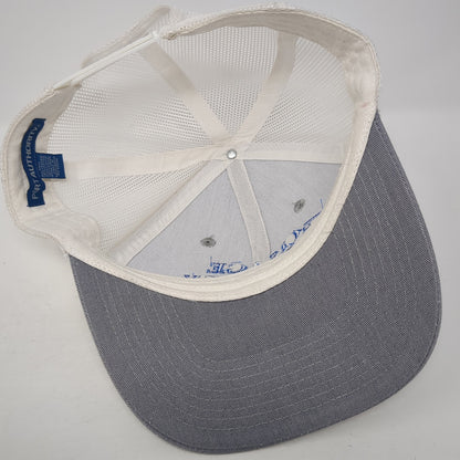 Osage Valley Snapback Trucker Hat Gray One Size Mesh Back Port Authority