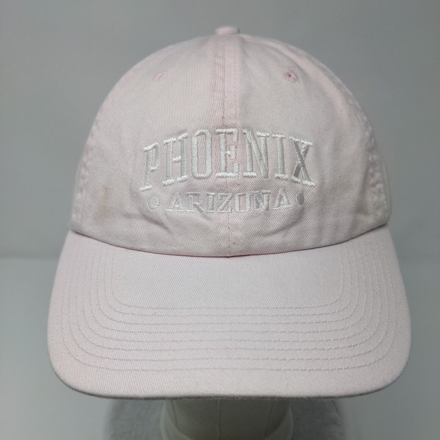 Phoenix Arizona Slideback Hat Pink OSFA Solid Embroidered Fahrenheit