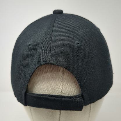 Remo Invictus Embroidered Globe Laurel Wreath Black Baseball Cap Hat One Size