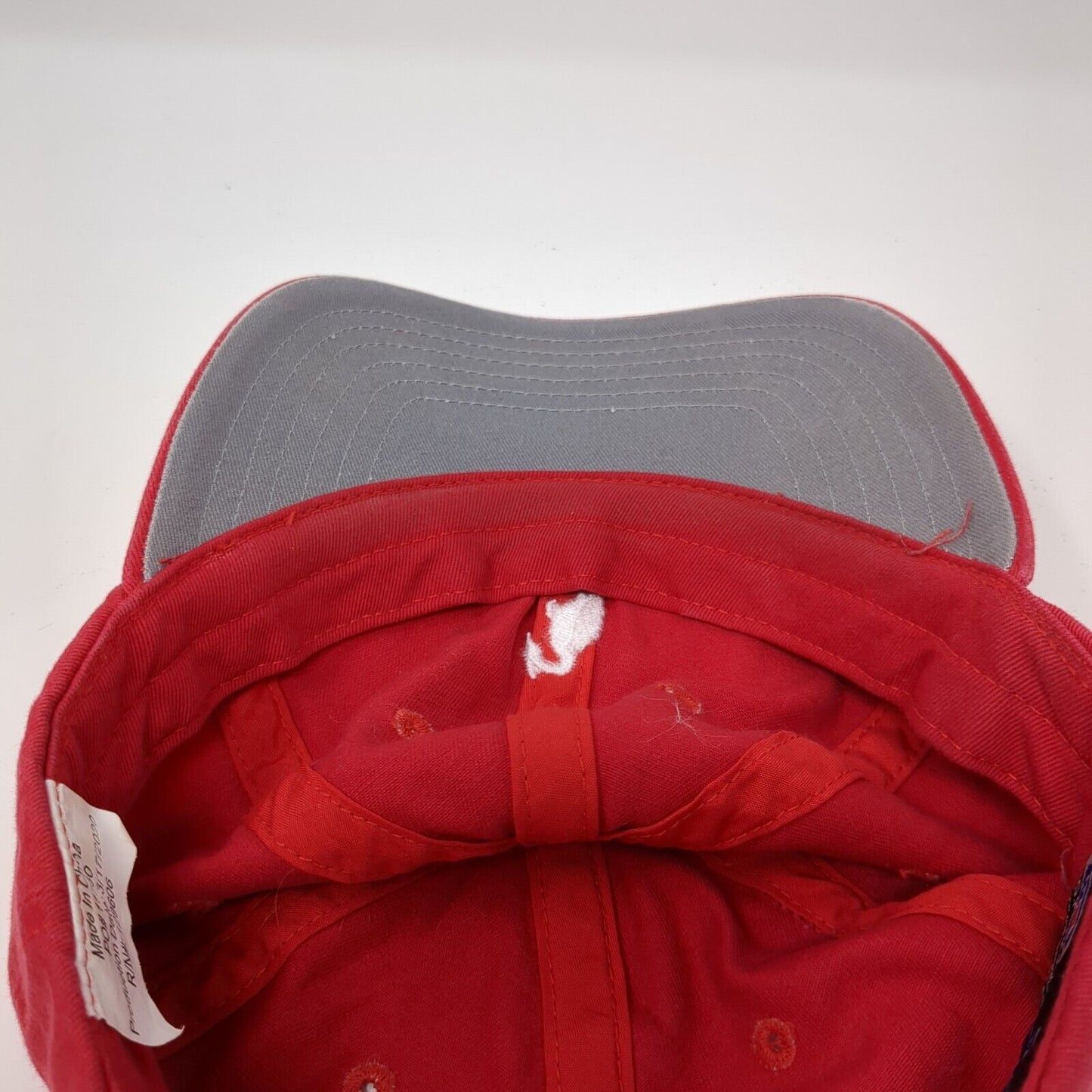 U.S. Kids Golf Strapback Hat Red Youth M/L Adjustable Embroidered