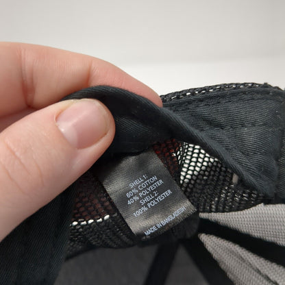 CNP Snapback Trucker Hat Black One Size Adjustable Embroidered Mesh Richardson