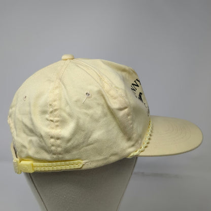 That Hat 5 Panel Yellow One Size Braided Rope Sunnyside Livestock Market Cows