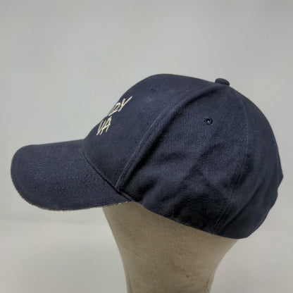 Vitronic Four Seasons Men's Strapback Hat Blue OSFA Embroidered Indy VA Logo