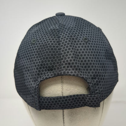 Sport-Tek Baseball Cap Gray One Size Fresca Logo Mesh Back Strapback Hat Hex