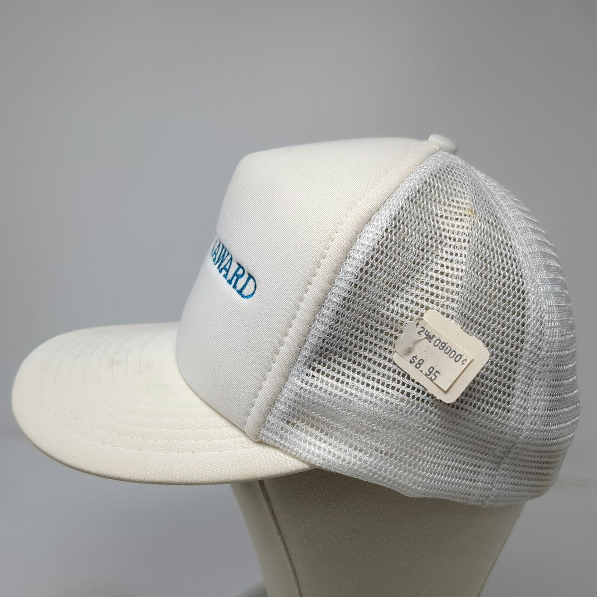 Designer Award Headwear Trucker Hat White One Size M.S. Seaward Mesh Snapback