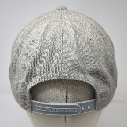 Yupoong Snapback Hat Gray One Size Idaho Is So Fly Fishing Hook Green Underbrim