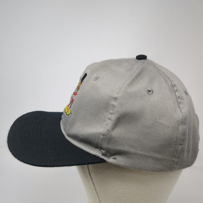Nickelodeon Snapback Hat Gray Black One Size Hey Arnold Gerald Fist Bump Nick