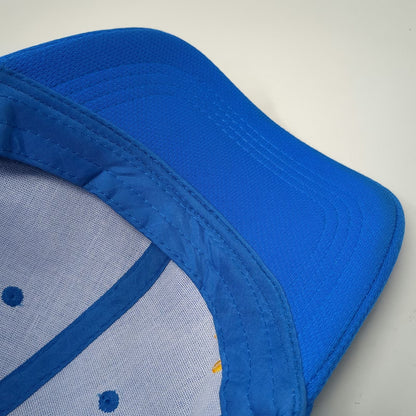 Walmart Baseball Cap Blue OSFM Polyester Slideback Spark Logo Curved Brim Hat