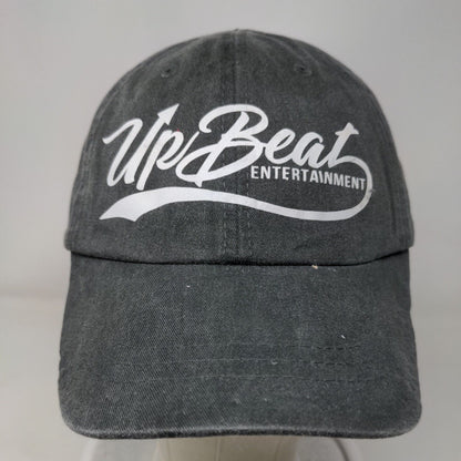 Up Beat Entertainment Slideback Hat Gray One Size Adjustable Vented Holes Adams