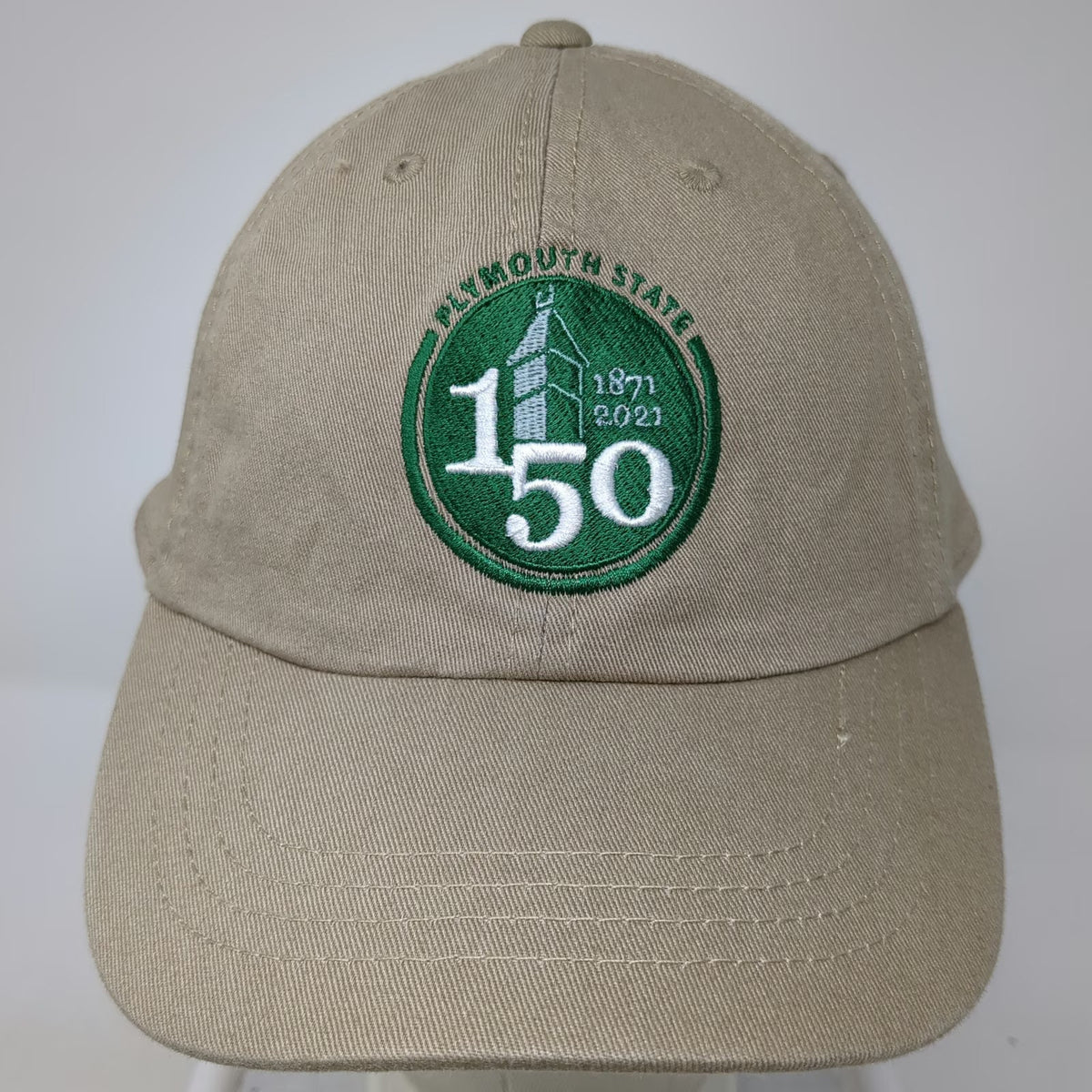 Cobra Baseball Cap Beige One Size Plymouth State 150th Anniversary Slideback Hat