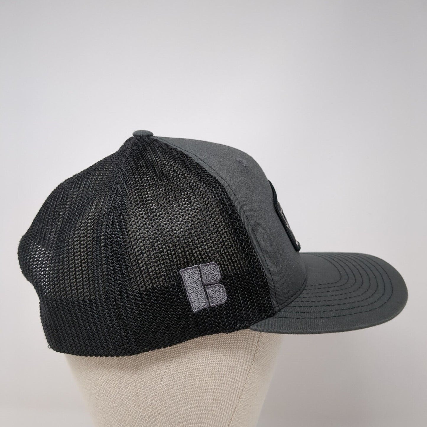 Silver Creek ID-WY-UT Snapback Trucker Hat Gray One Size Mesh Back Richardson