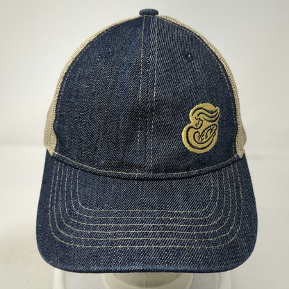 Union Resource Marketing Baseball Cap Blue One Size Mesh Back Denim Logo Hat