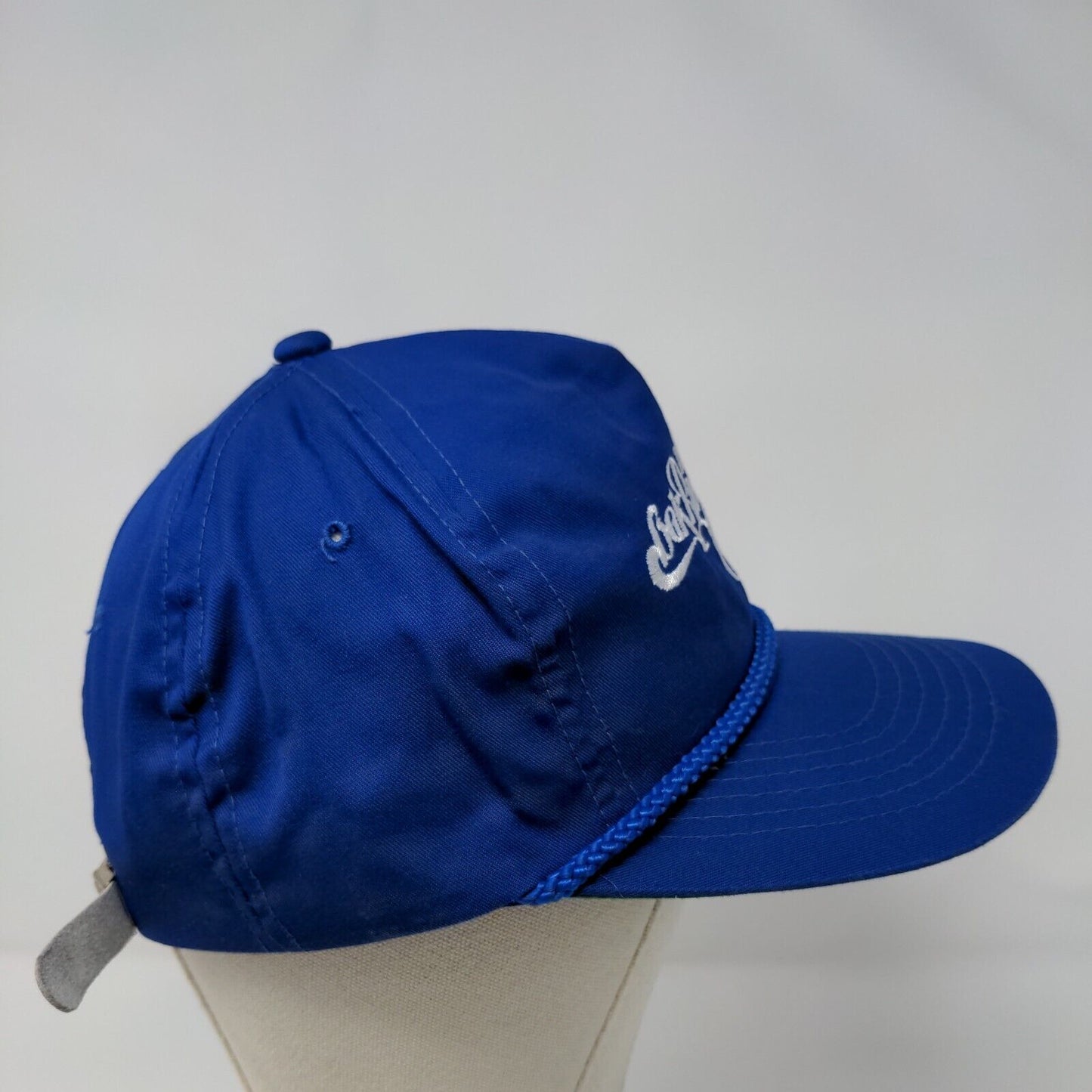The Oak Ridge Boys Slideback Hat Blue OSFA Adjustable Embroidered Rope Youngan