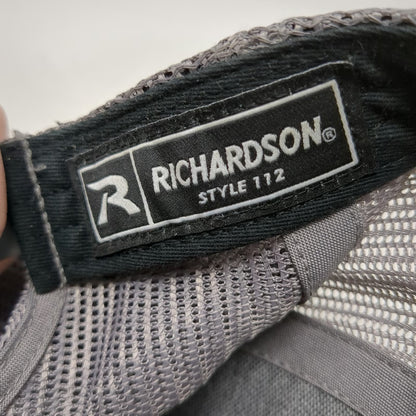 Richardson Trucker Hat Black One Size TRATFAB Fabrication Shop Mesh Snapback 112