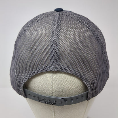 Uncharted Recreation Snapback Trucker Hat Blue One Size Mesh Back