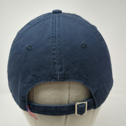 Bayside Baseball Cap Blue One Size W The President USA Made Strapback Navy Hat