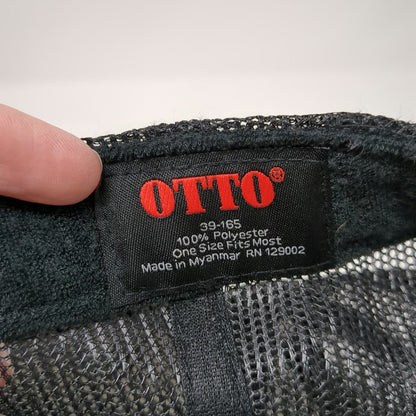 Otto Trucker Hat Black One Size pFriem Family Brewers Hood River Oregon Mesh Hat