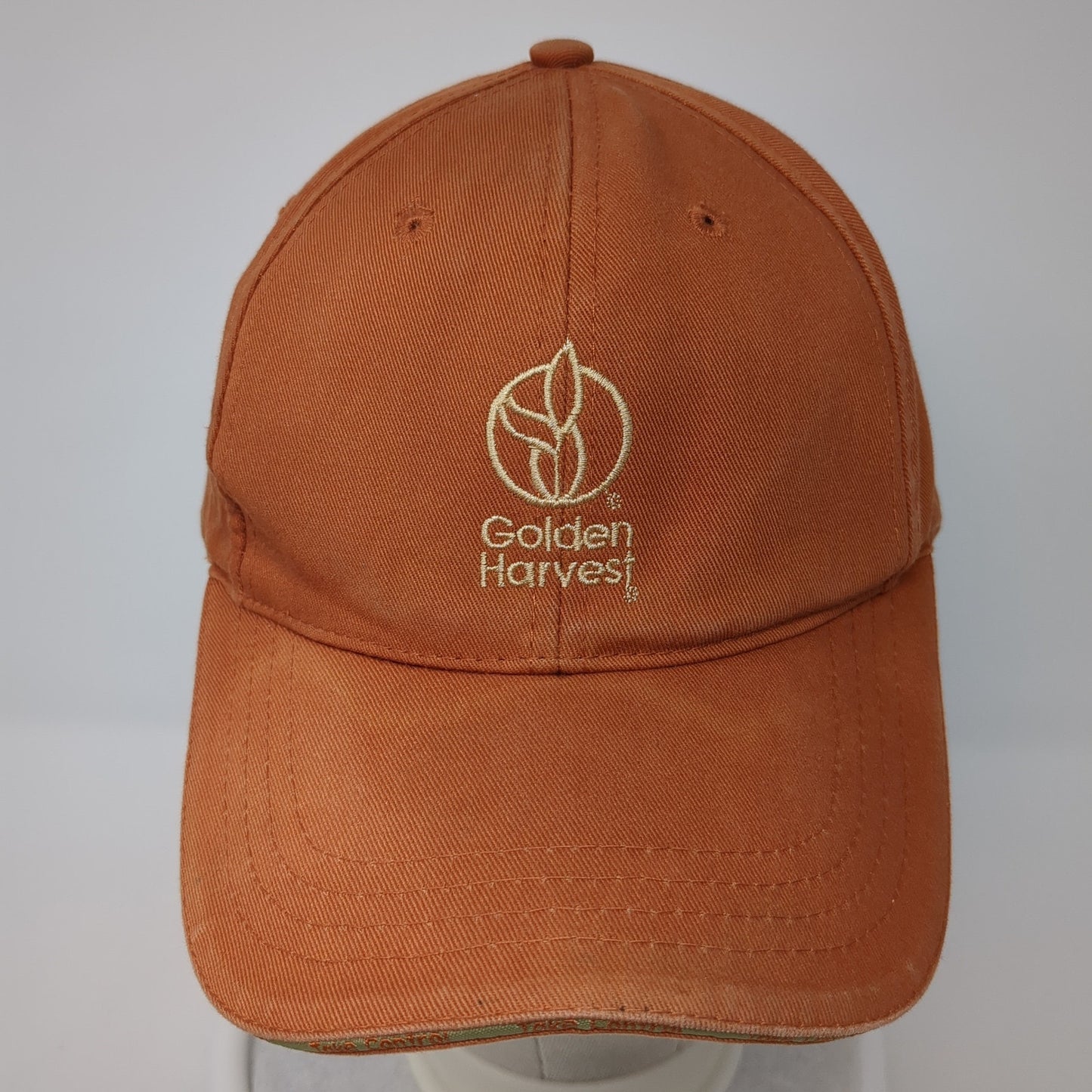 Golden Harvest Take Control Baseball Cap Orange One Size Adjustable 6 Panel