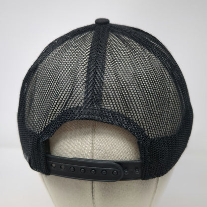 KUIU Trucker Hat Black One Size Mesh Back Snapback Ram Logo Patch Hunting Cap