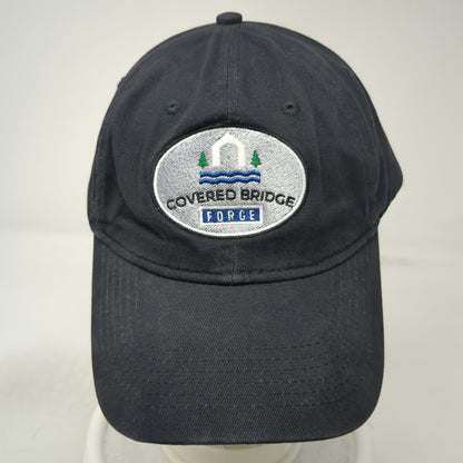 Port & Company Baseball Cap Black One Size Covered Bridge Forge Slideback Hat