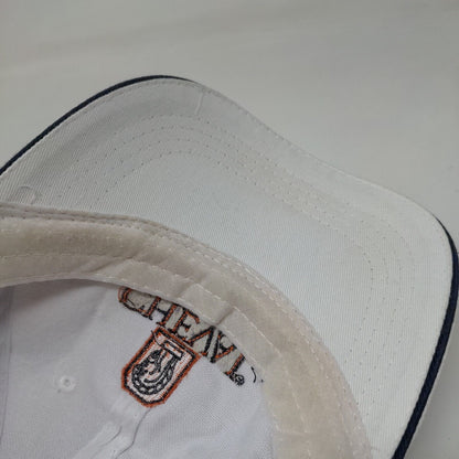 Cheval Golf and Country Club Strapback Hat White One Size Embroidered