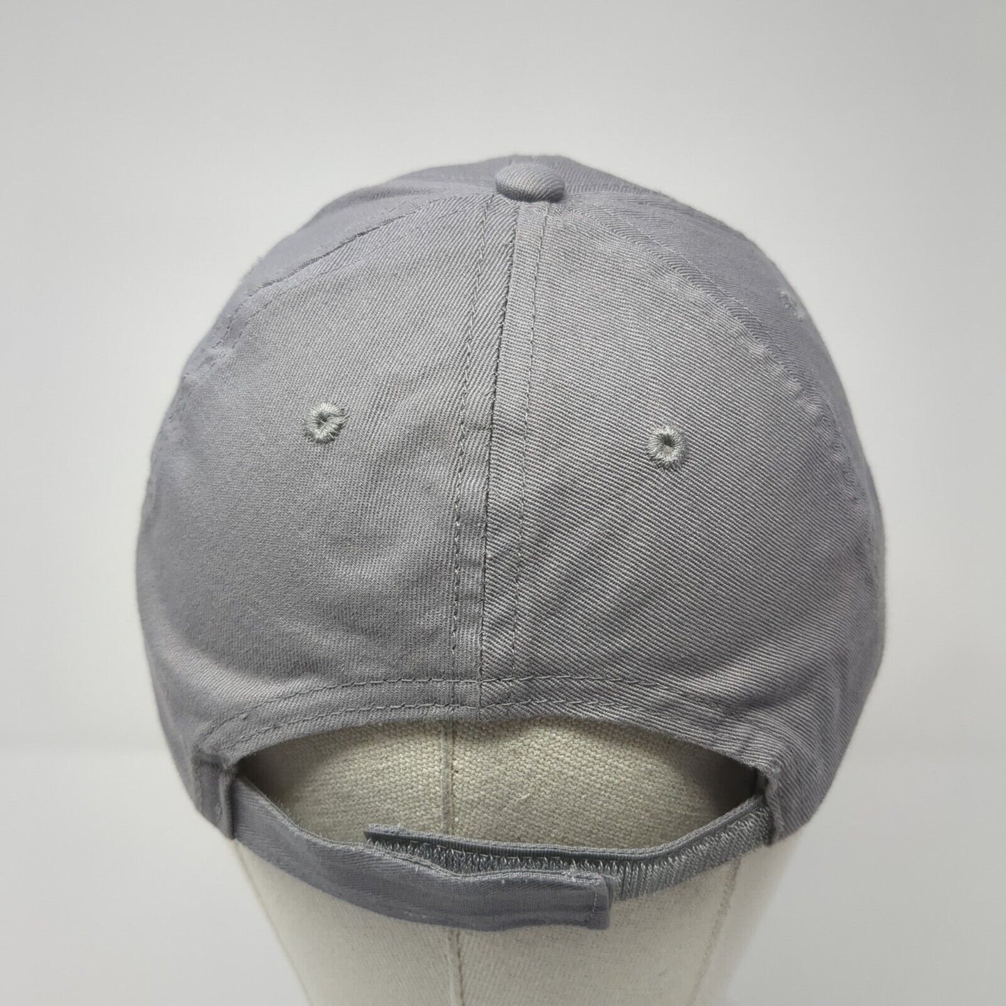 Vacay Mode Strapback Hat Gray One Size Adjustable Embroidered 6 Panel Cotton