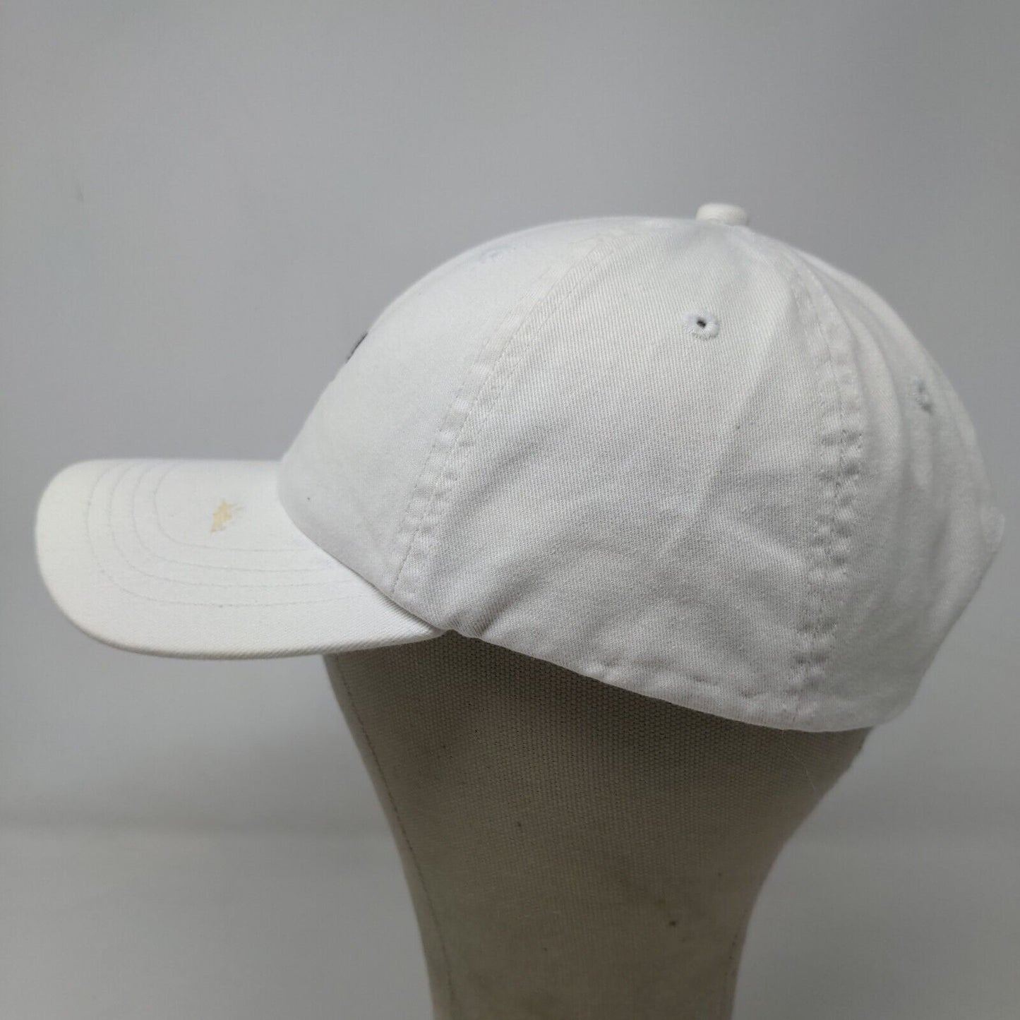 Silver Springs Boy's Slideback Hat White Size Ages 5-12 Embroidered Logo