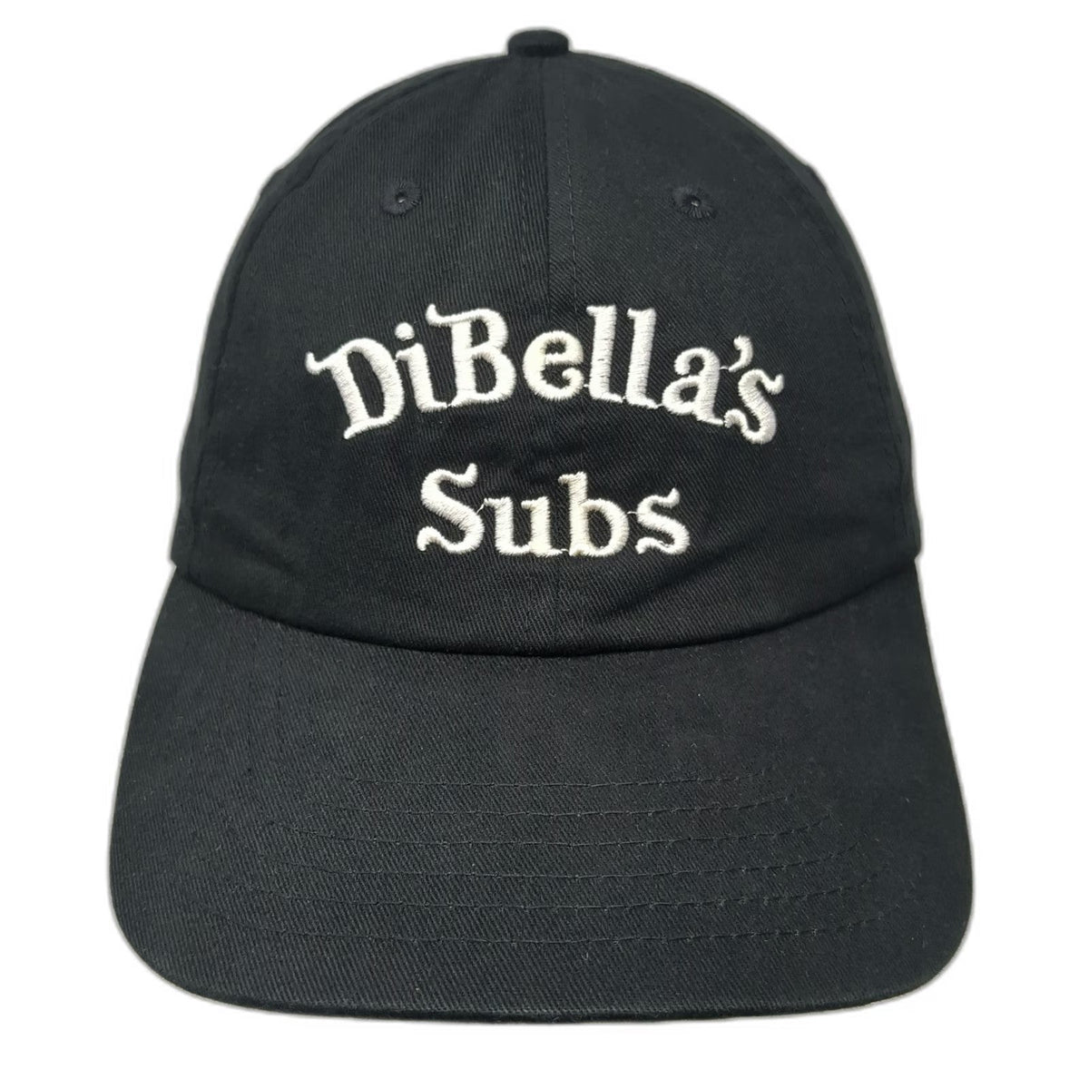 Big Accessories DiBella's Subs Baseball Cap Black One Size Cotton Slideback Hat