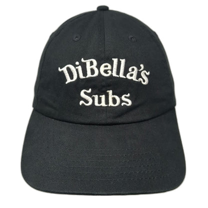 Big Accessories DiBella's Subs Baseball Cap Black One Size Cotton Slideback Hat