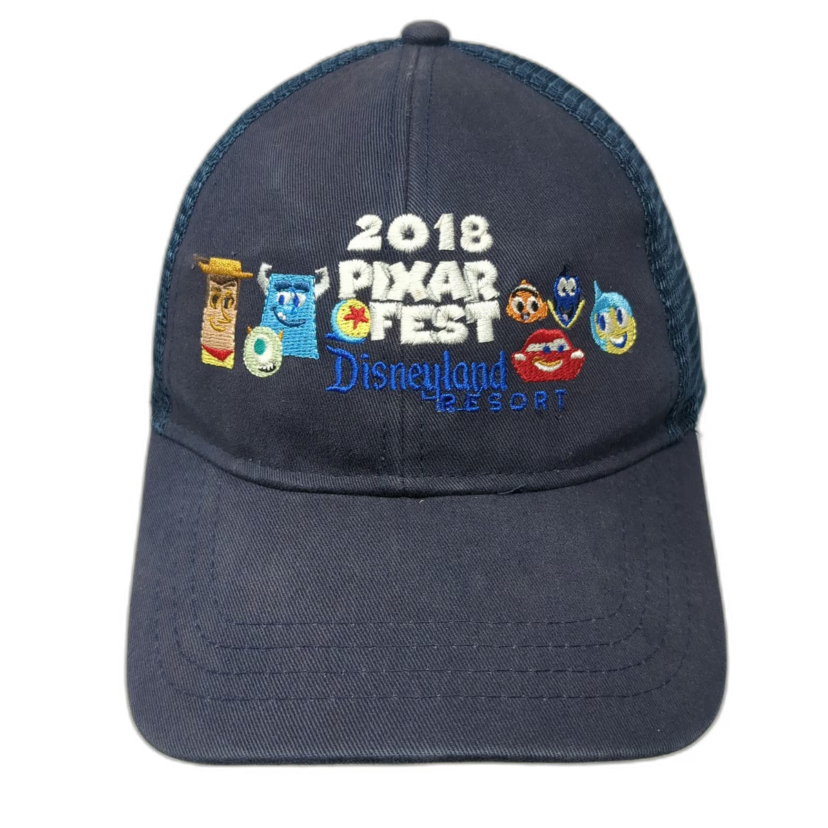 Disney Parks Baseball Cap Blue One Size Pixar Fest 2018 Resort Hat Woody Nemo